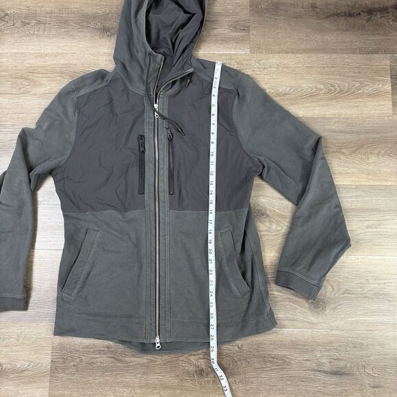 Lululemon Dispatch Hoodie Mens XL Full Zip Jacket Gray Zip Pockets Active - Picture 4 of 6